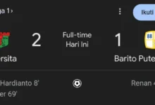 Persita Taklukkan Barito Putera! Liga 1 2024/2025: Skor 2-1