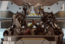 Robot Humanoid Tinju: Pertarungan Epik Bak Film Real Steel