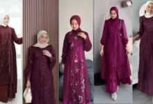7 Gamis Motif Rompi: Tren Fashion Muslimah 2025