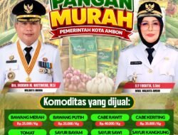 Jaga Stabilitas Harga, Pemkot Ambon Kembali Gelar GPM