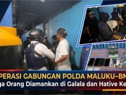 Operasi Gabungan Polda Maluku–BNN, Tiga Orang Diamankan di Galala dan Hative Kecil