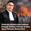 Karhutla Ambon Ada Indikasi Sengaja, Samloy: Polresta Ambon Harus Bekerja, Bukan Diam