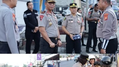 Implementasi 100 Hari Kerja Kapolri, Kapolda Maluku Pimpin Langsung Gatur Lalin di Ambon