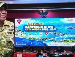 Dandim 1504/Ambon Usul Tambah Koramil dalam Uji Publik Raperda RTRW Kota Ambon 2025–2045